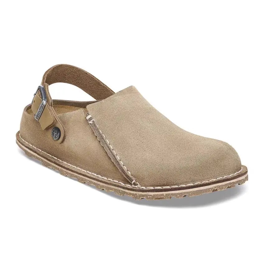 Birkenstock Lutry – Convertible Suede Clogs for All-Day Comfort - GRAY-TAUPE-R-46 - BIRKENSTOCK