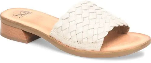 Women's Sofft Ardee Sandal – Woven Leather Summer Slide SOFFT