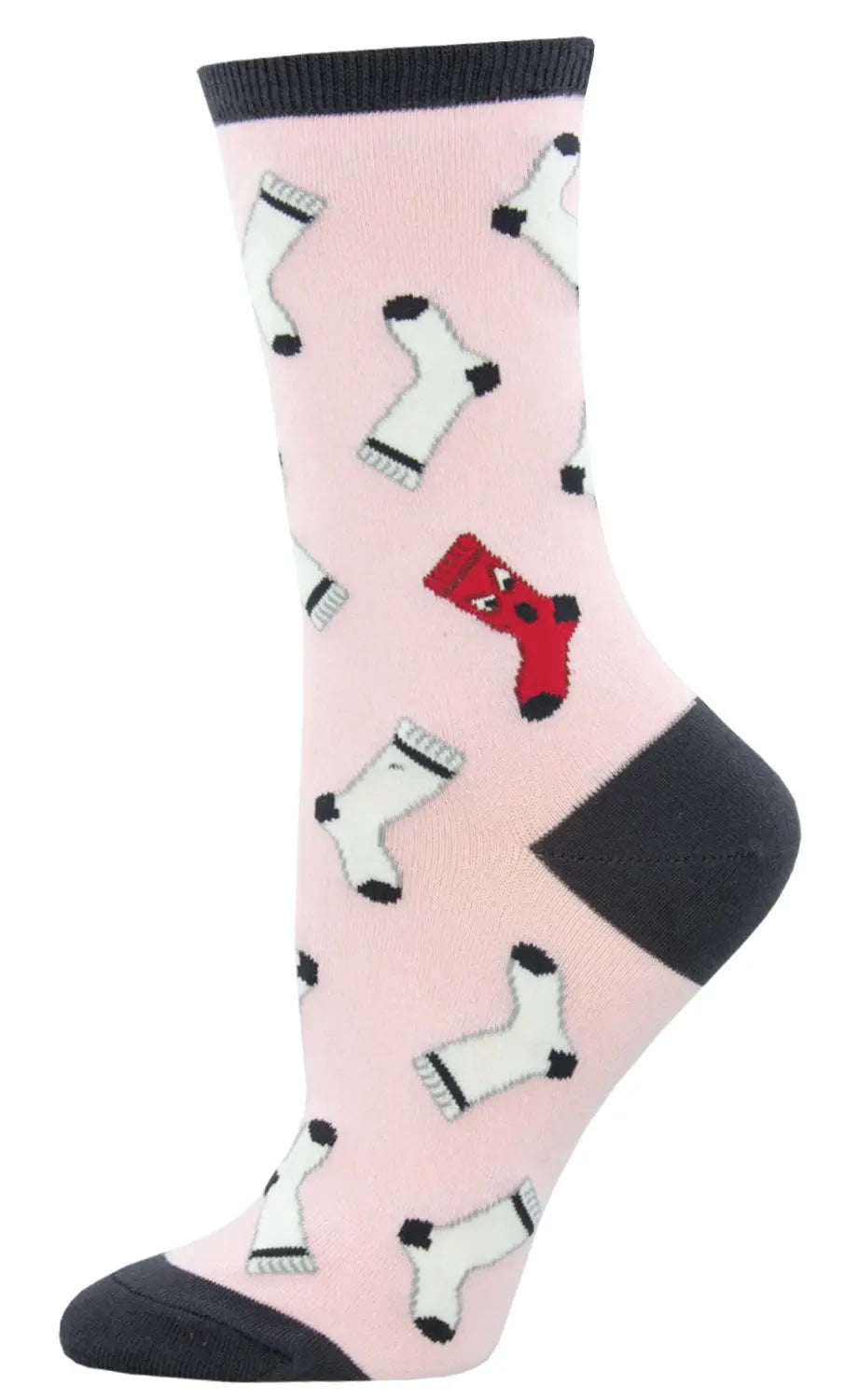 Women's Socksmith Dirty Laundry Socks – Fun Novelty Crew Socks SOCK SMITH