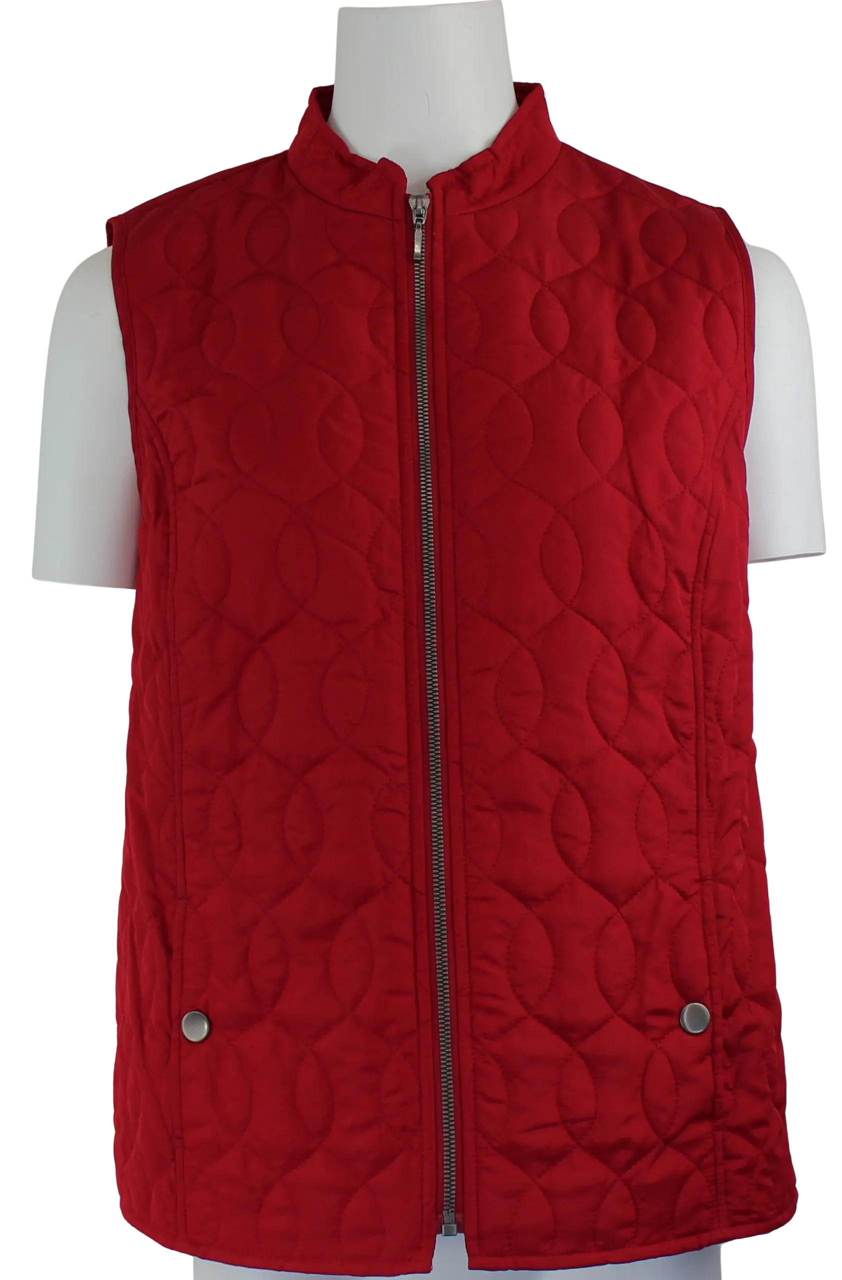 L. Hamrick Caitlin Quilted Vest – Lightweight Zip-Up Outer Layer HOLLYWOOD / XL L HAMRICK
