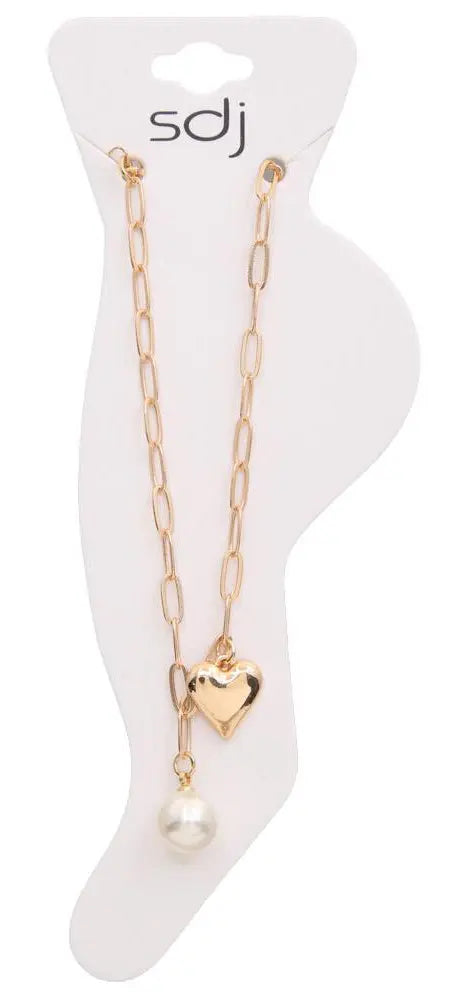 SWEETHEART PEARL ANKLET JOIA TRADING CO.
