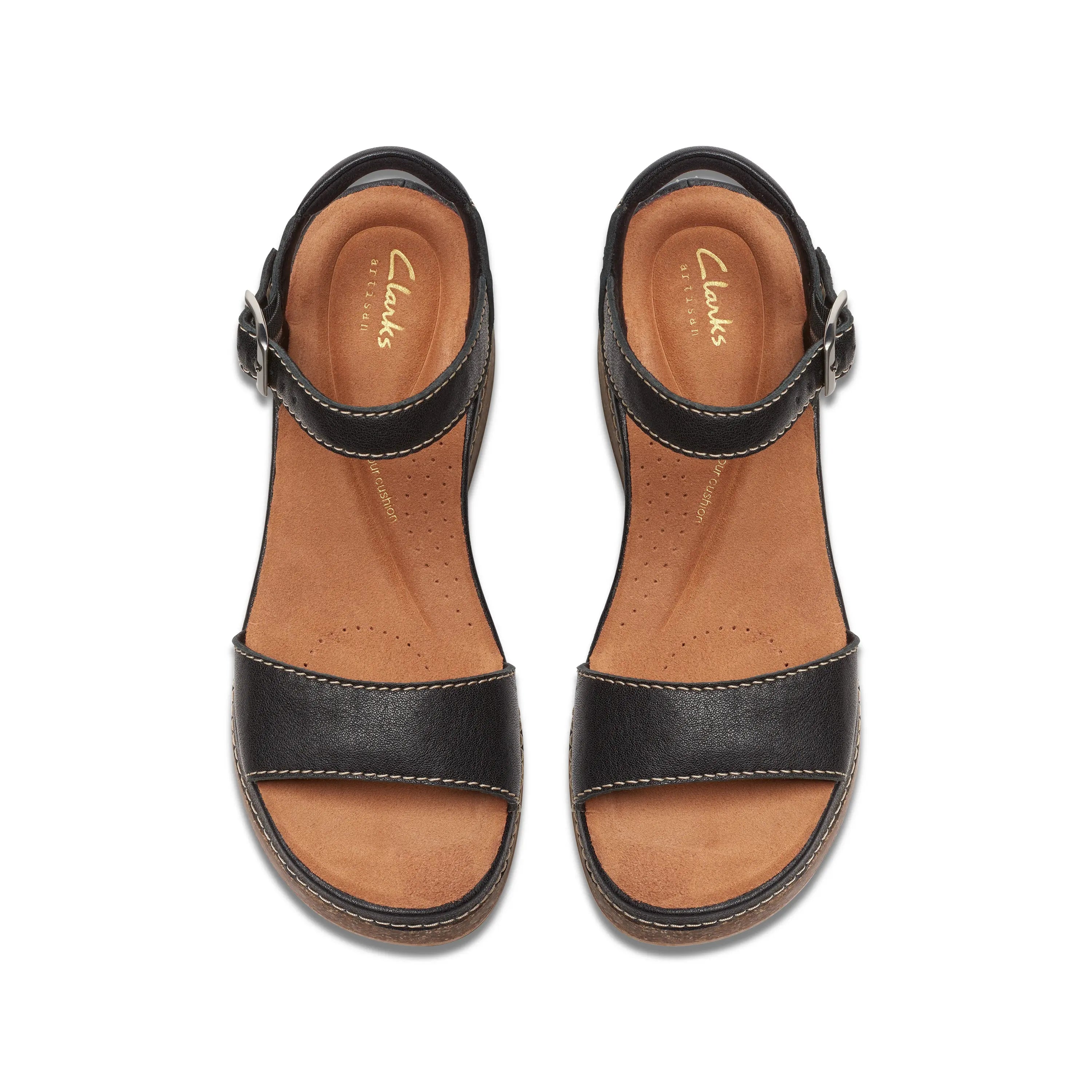 Women's Clarks Kassanda Lily – Strappy Wedge Sandals for Style & Comfort