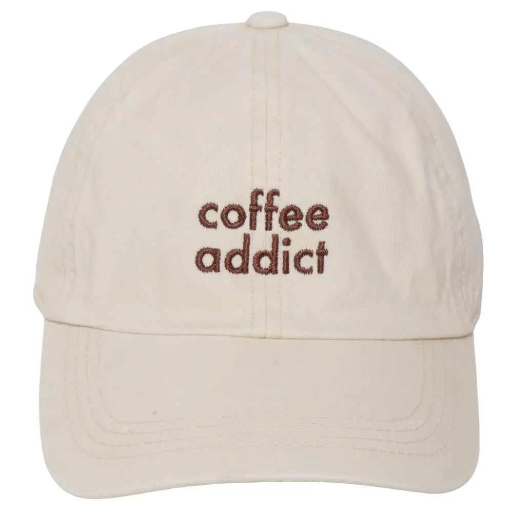 Joia Coffee Addict Hat – Cotton Embroidered Casual Cap JOIA TRADING CO.