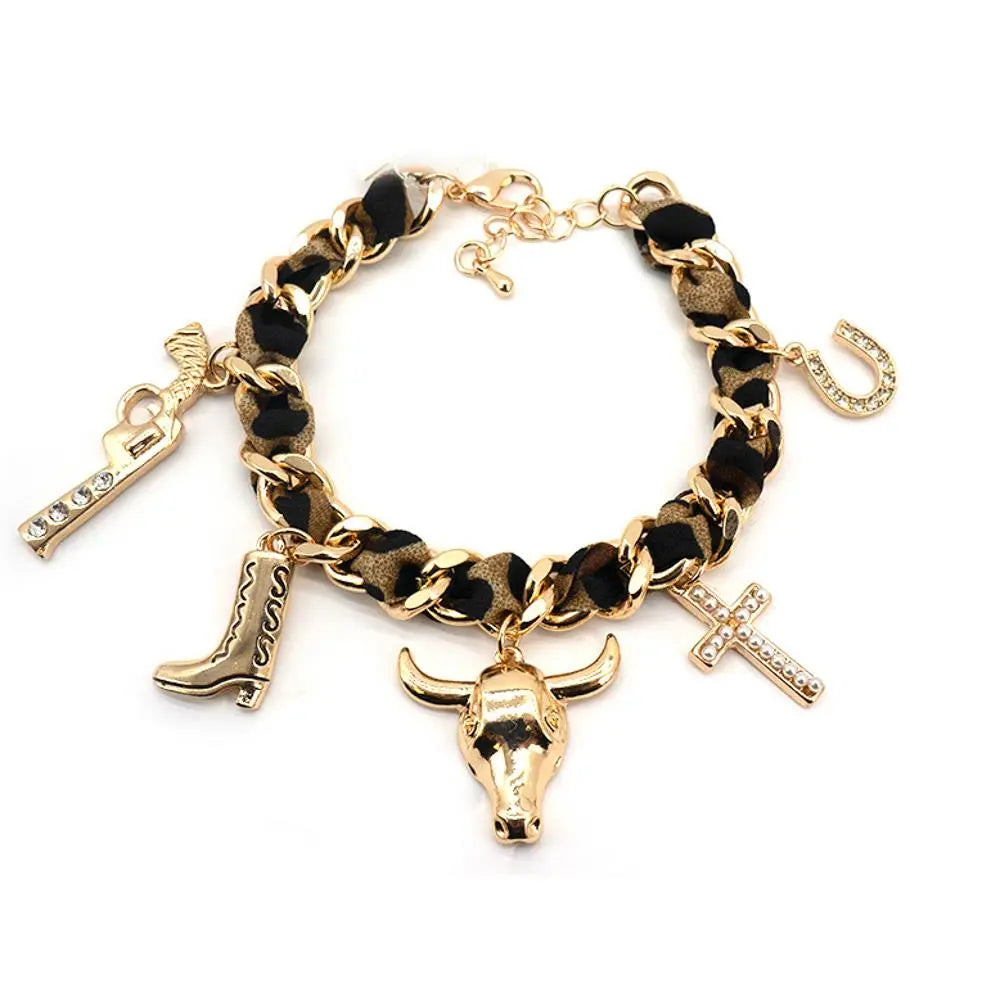 Joia Wild West Charm Bracelet – Rustic Western Inspired JOIA TRADING CO.