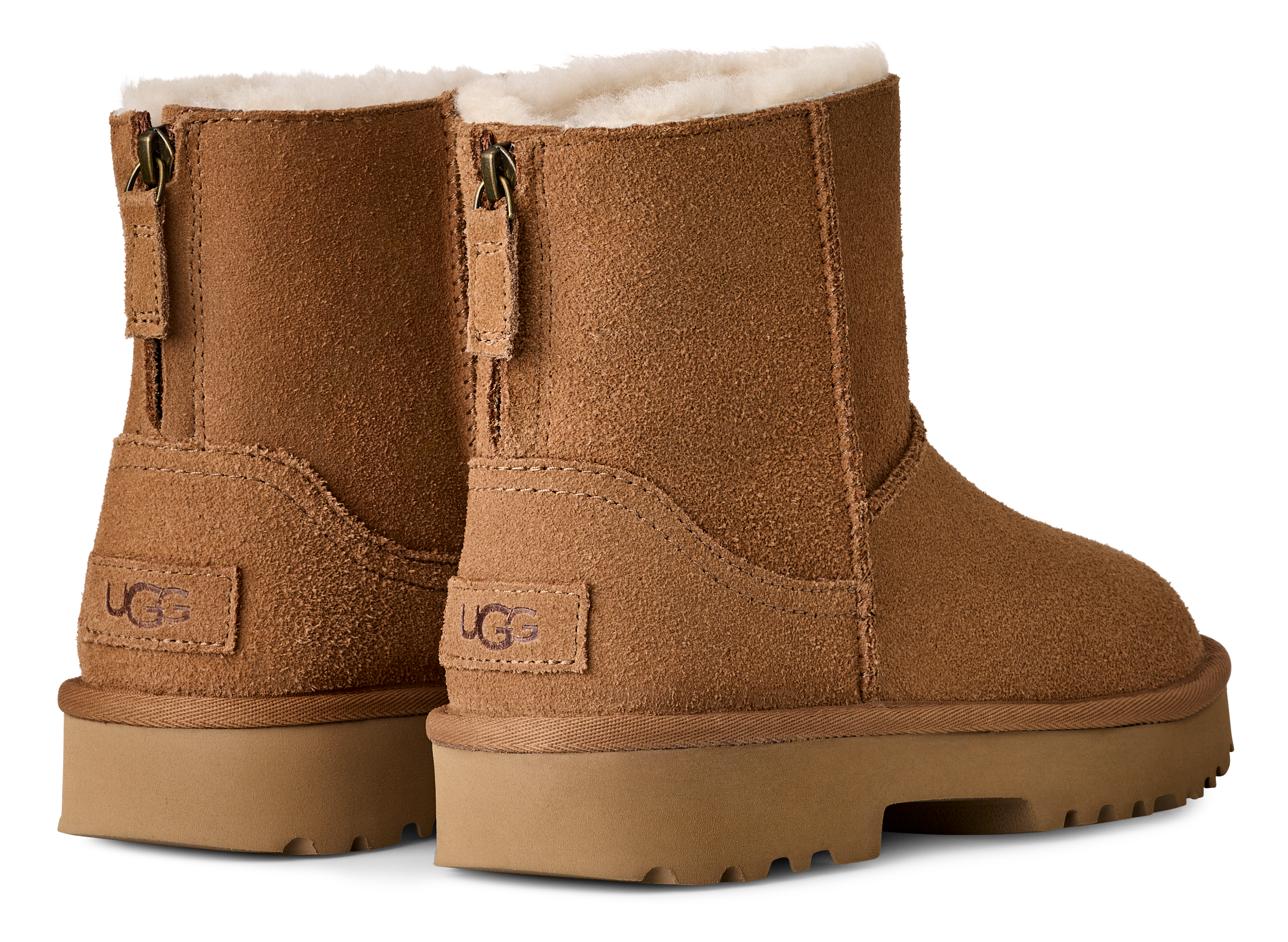 Women’s UGG Marais Zip Up – Modern Classic Suede Boot with Sheepskin Lining UGG