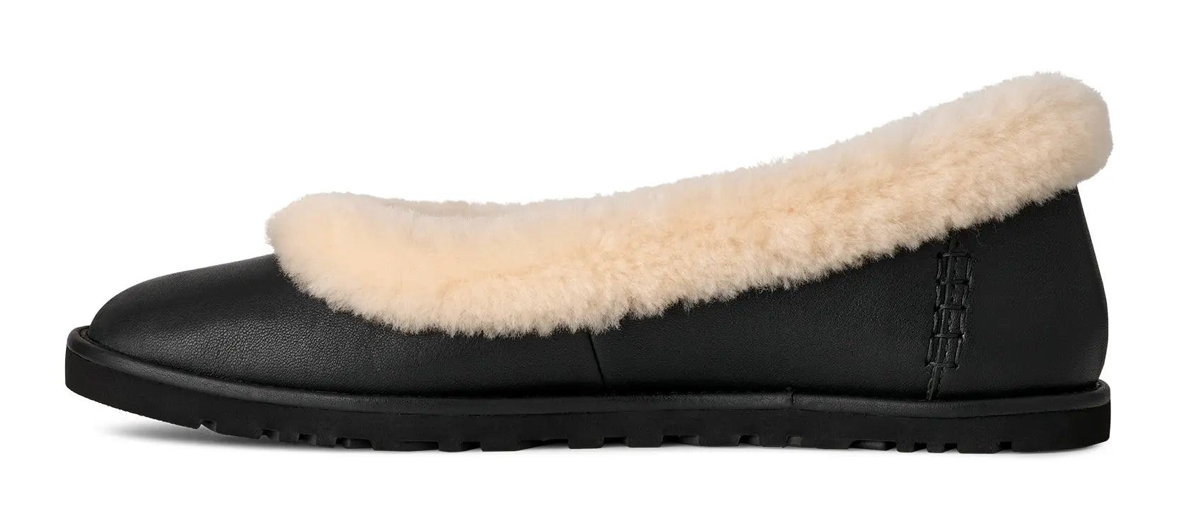 Women's UGG Zora Leather Ballet Flat – Classic Style Meets Plush Comfort UGG