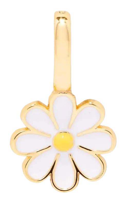 Pura Vida Harper Daisy Charm – Enamel Flower Jewelry Accessory PURA VIDA BRACELETS