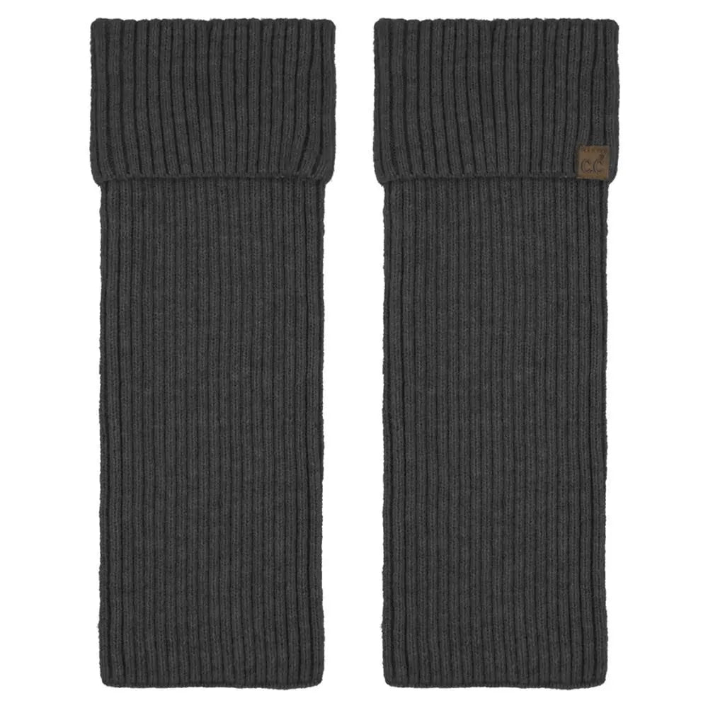 C.C. Rib Knit Leg Warmers – Soft & Stylish Cold-Weather Accessory JOIA TRADING CO.