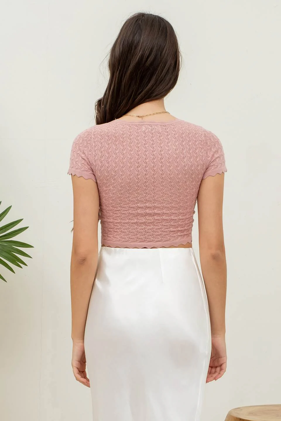 Blu Pepper Sweet Escape Top – Textured Everyday Crop Top BLU PEPPER