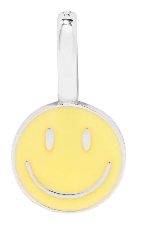 Pura Vida Harper Happy Face Charm – Retro Enamel Jewelry PURA VIDA BRACELETS