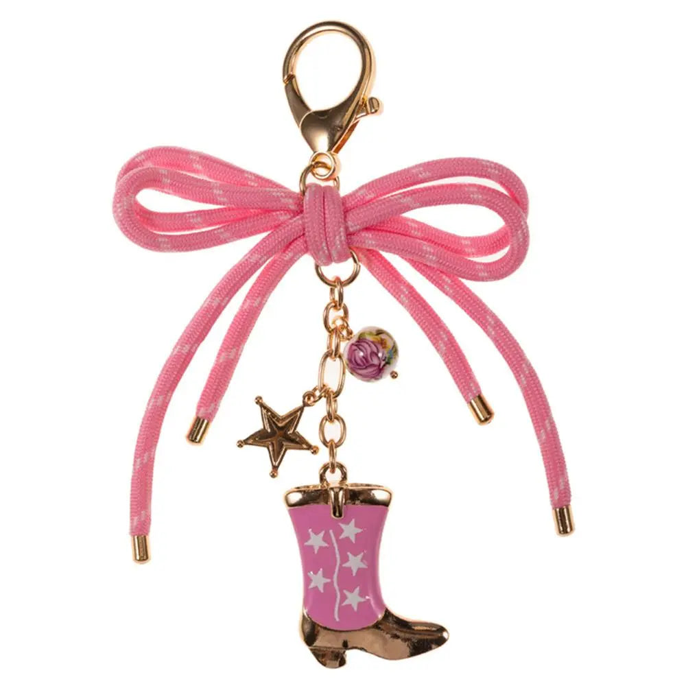 Joia Rodeo Ribbon Charm Keychain – Western Style Bag Charm JOIA TRADING CO.