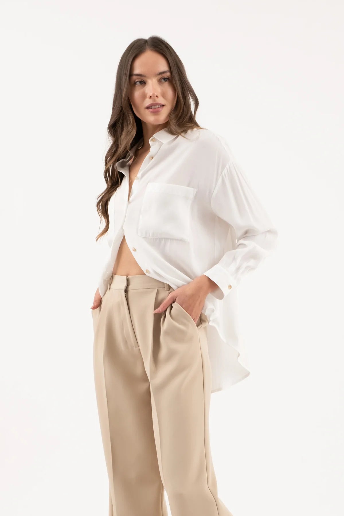 Blu Pepper Basic Button Down – Timeless, Chic & Effortless Style BLU PEPPER