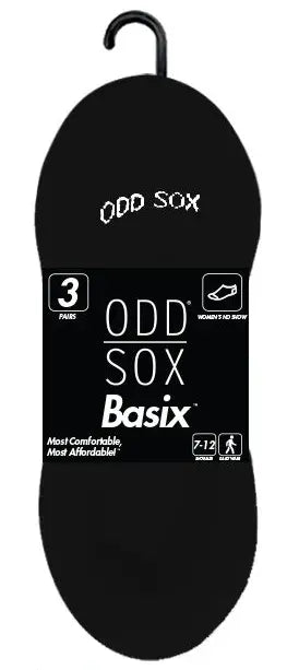 Women’s ODD SOX Basix No Show Socks (3-Pack) – Lightweight Invisible Comfort Socks ODD SOX