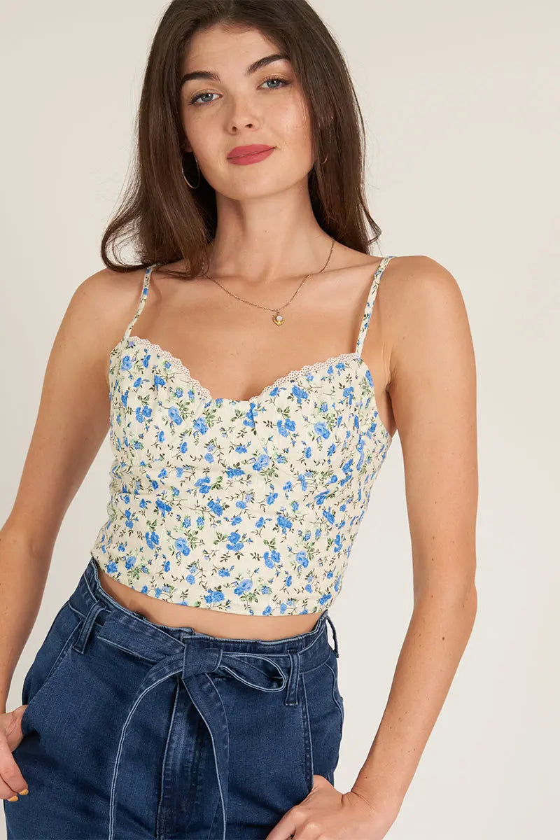 Wild Spirit Bustier – Floral and Feminine Style