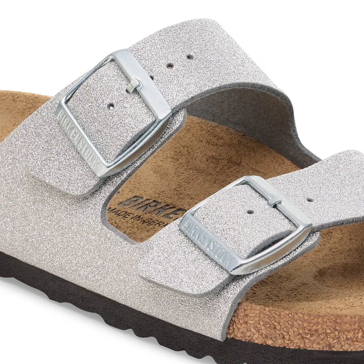 Women's Birkenstock Arizona Synthetic Sandals – Classic Glitter Adjustable Two Strap Sandal BIRKENSTOCK