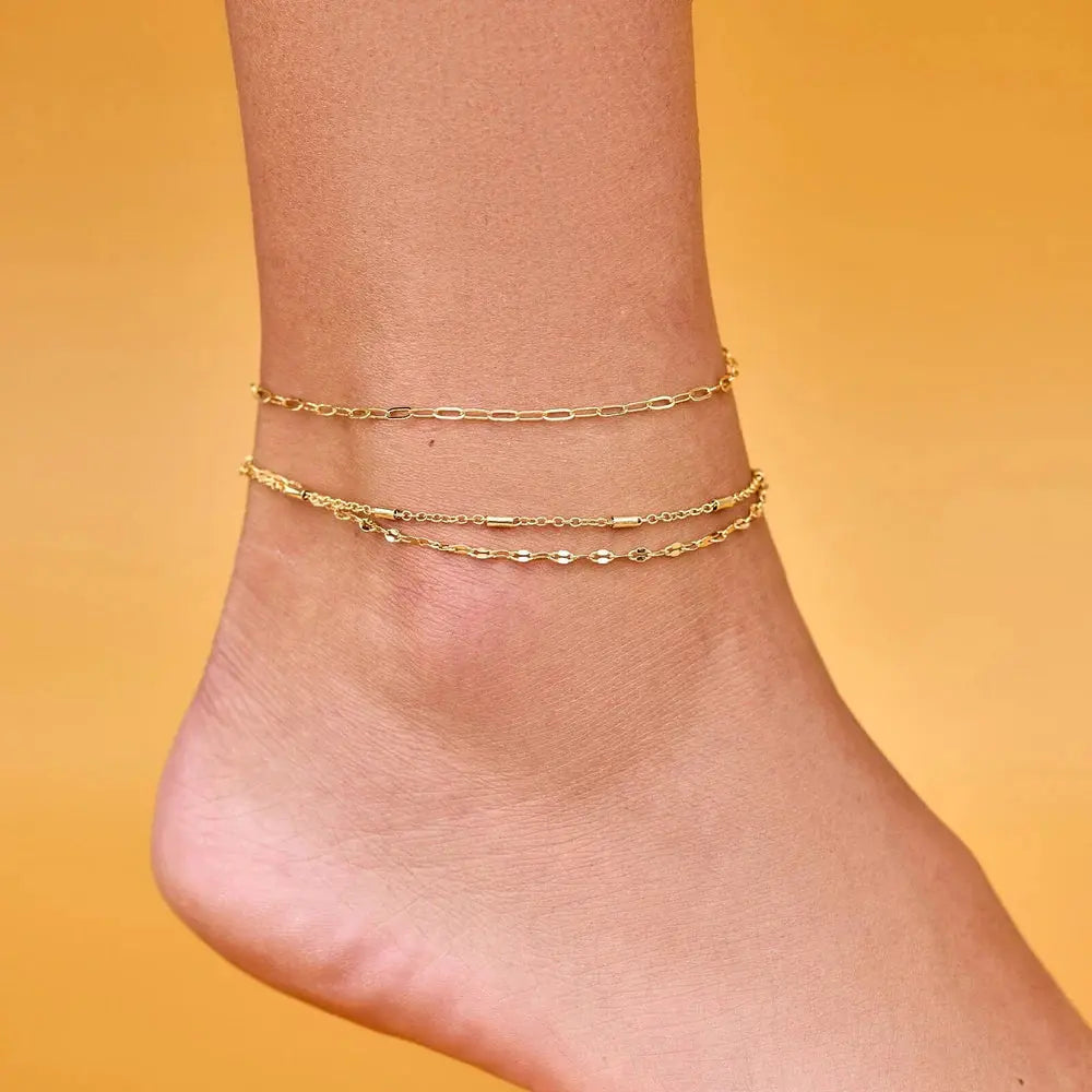 Ouro Chain Anklet PURA VIDA BRACELETS