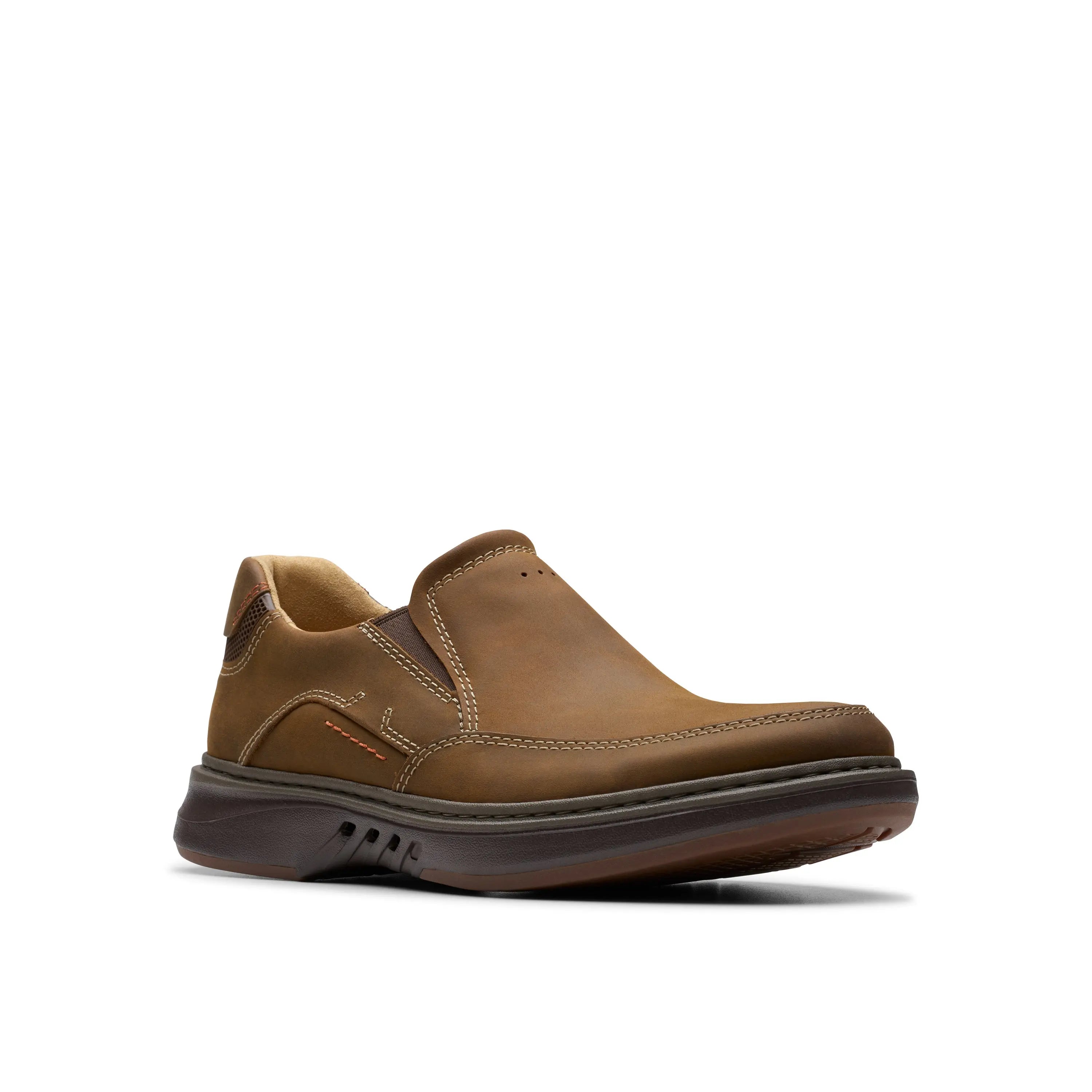 Men's Un Briley Step BEESWAX-LEATHER-W-13 CLARKS