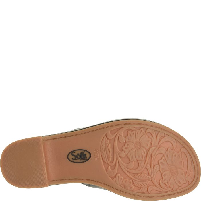 Women's Sofft Cass Leather Slide Sandal — Effortless Summer Style SOFFT