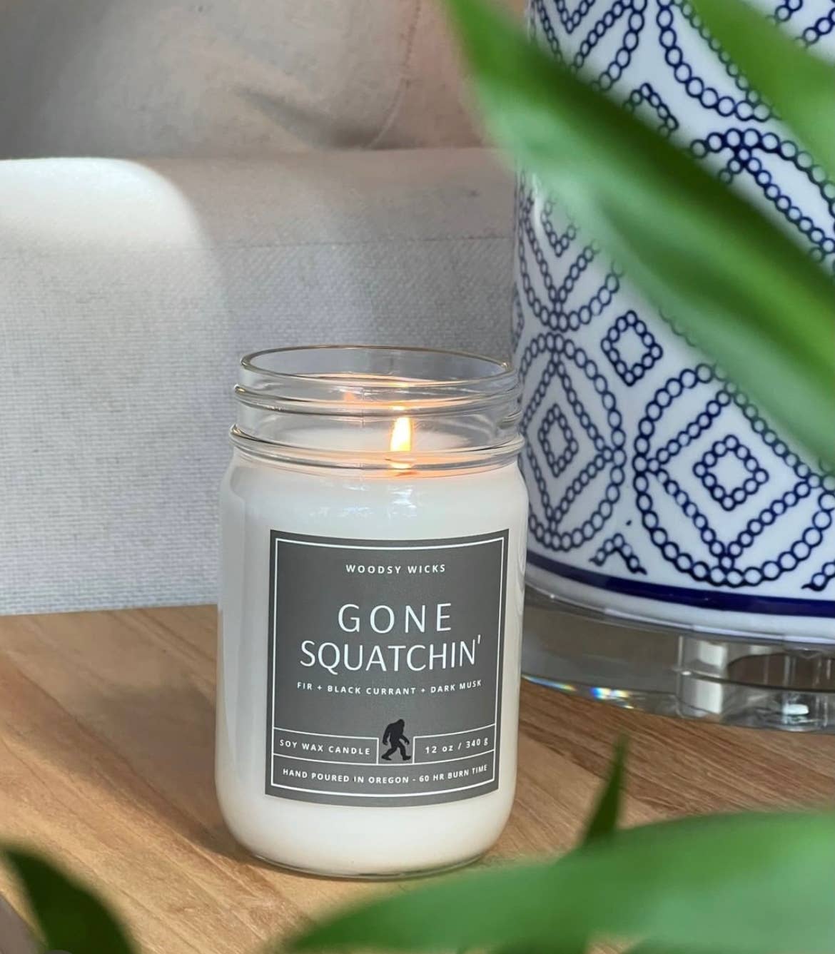 Campfire Marshmallow Candle - 100% Soy Wax - Nontoxic Woodsy Wicks