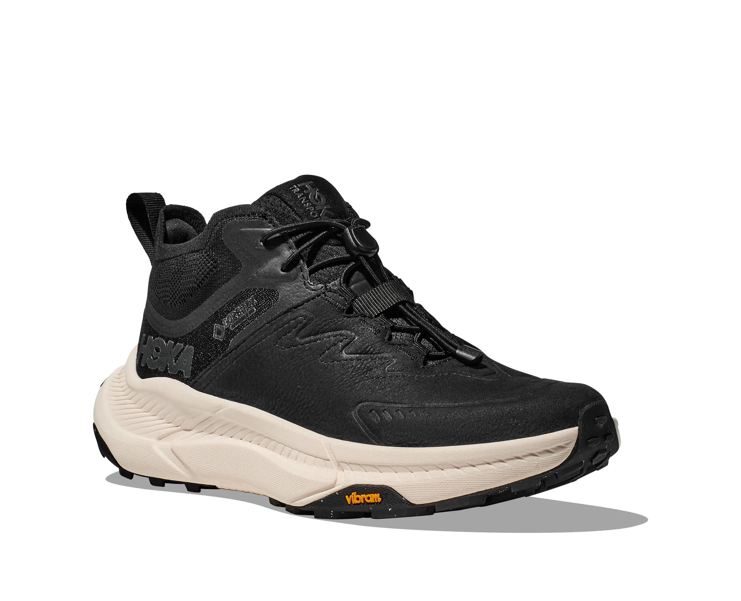 HOKA Women's Transport Chukka GTX – Waterproof, Stylish & Adventure-Ready  BLACK-ALABASTER-B-10  HOKA