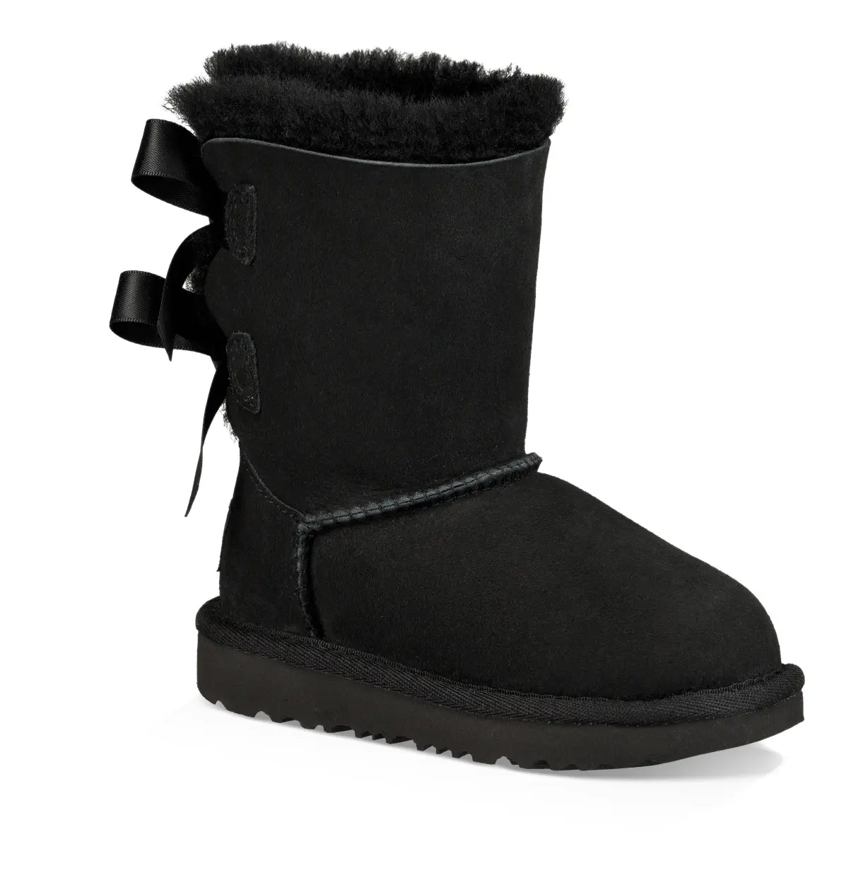 Toddler’s UGG Bailey Bow II – Cozy Sheepskin Boot with Silky Bows CHESTNUT-12 UGG