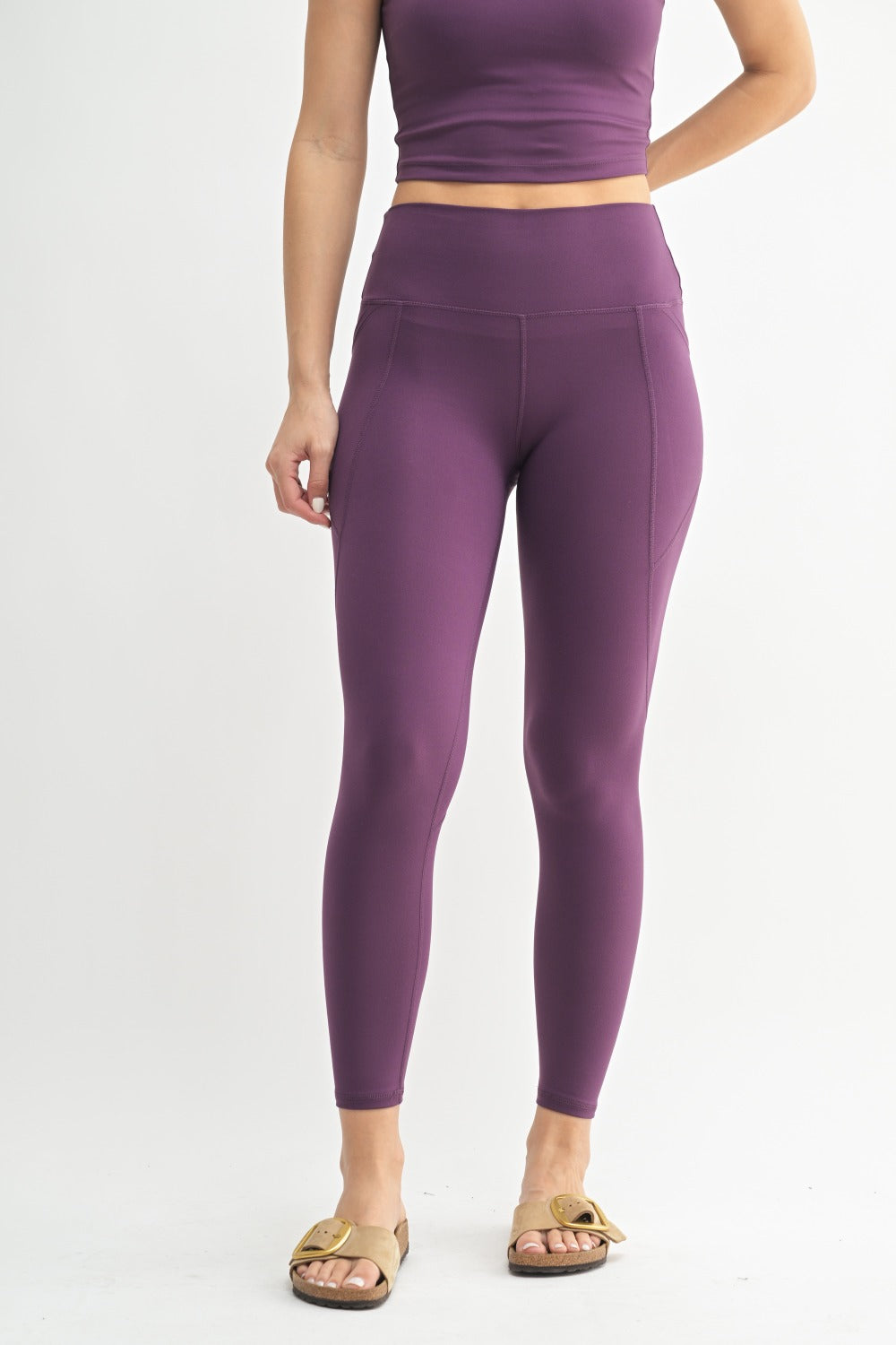 Mono B Venice High-Waisted Leggings – Soft, Sculpting & Ultra-Flattering MONO B