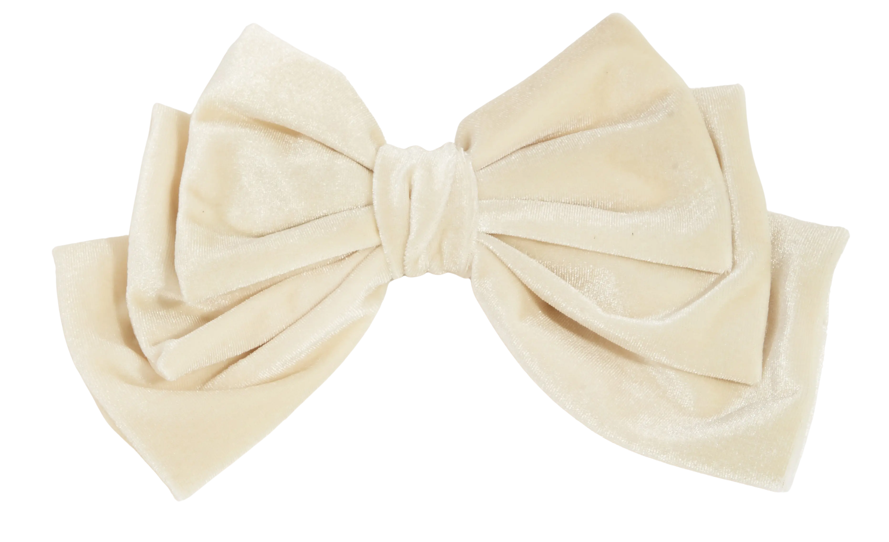 Fame Velvet Bow Hair Pin – Soft Ribbon Bow Clip FAME ACCESSORIES