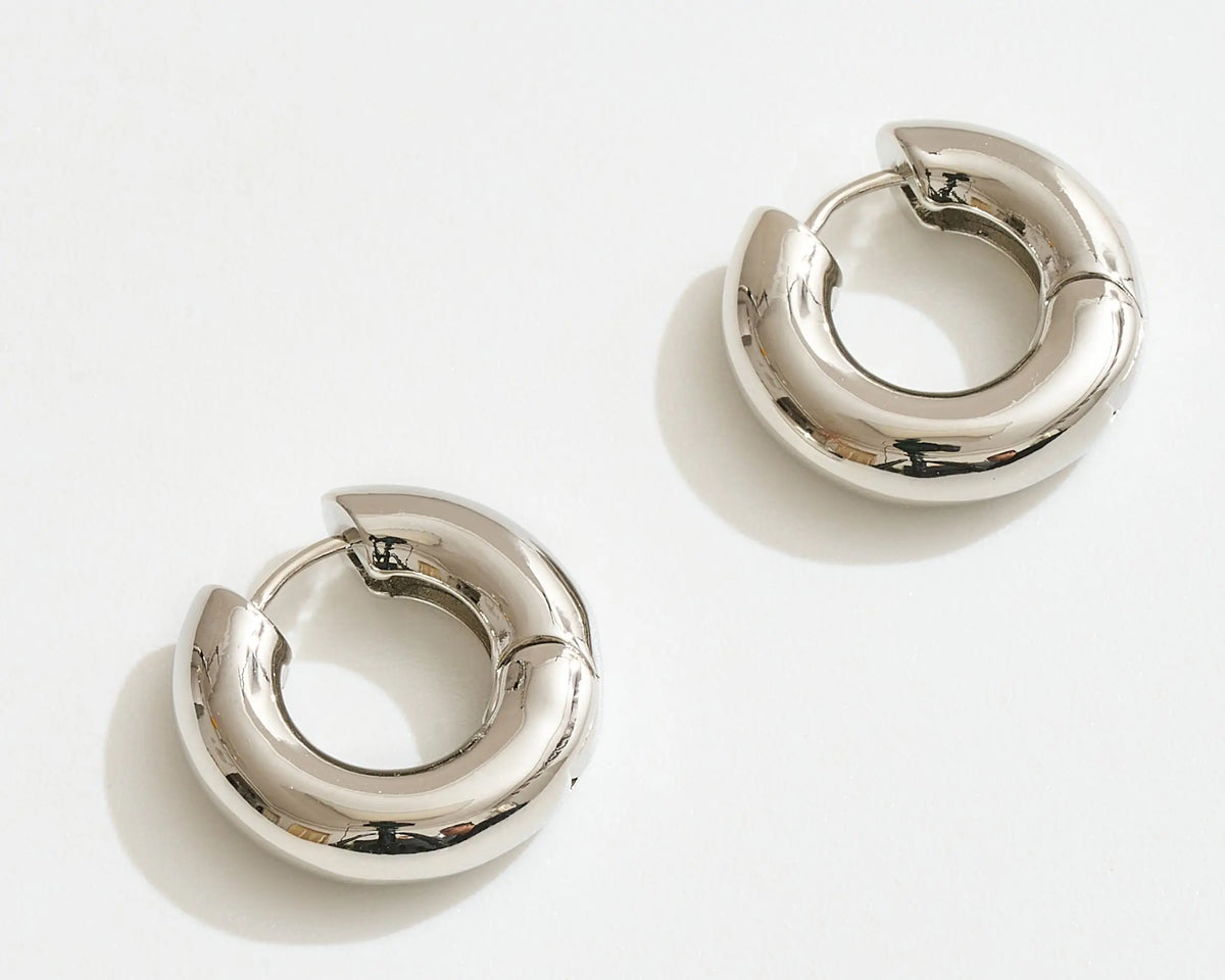 SIGNATURE MINI HOOP EARRINGS JOIA TRADING CO.