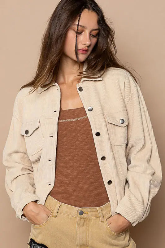 Love You A Latte Jacket POL CLOTHING, INC