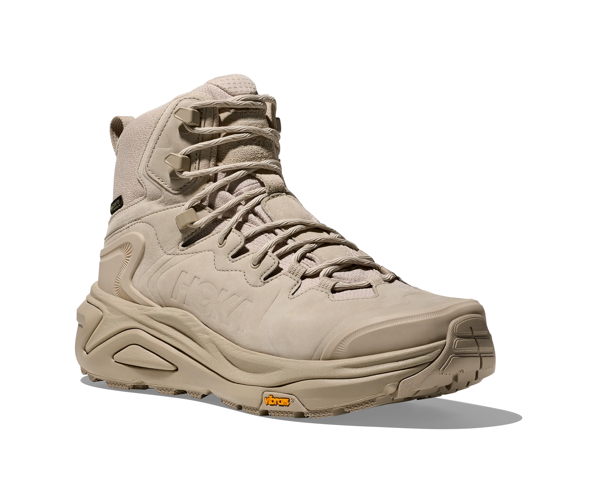 Men's Hoka Kaha 3 GTX – Waterproof Hiking Boot for Ultimate Comfort RAW-LINEN-OAT-MILK-D-14 HOKA