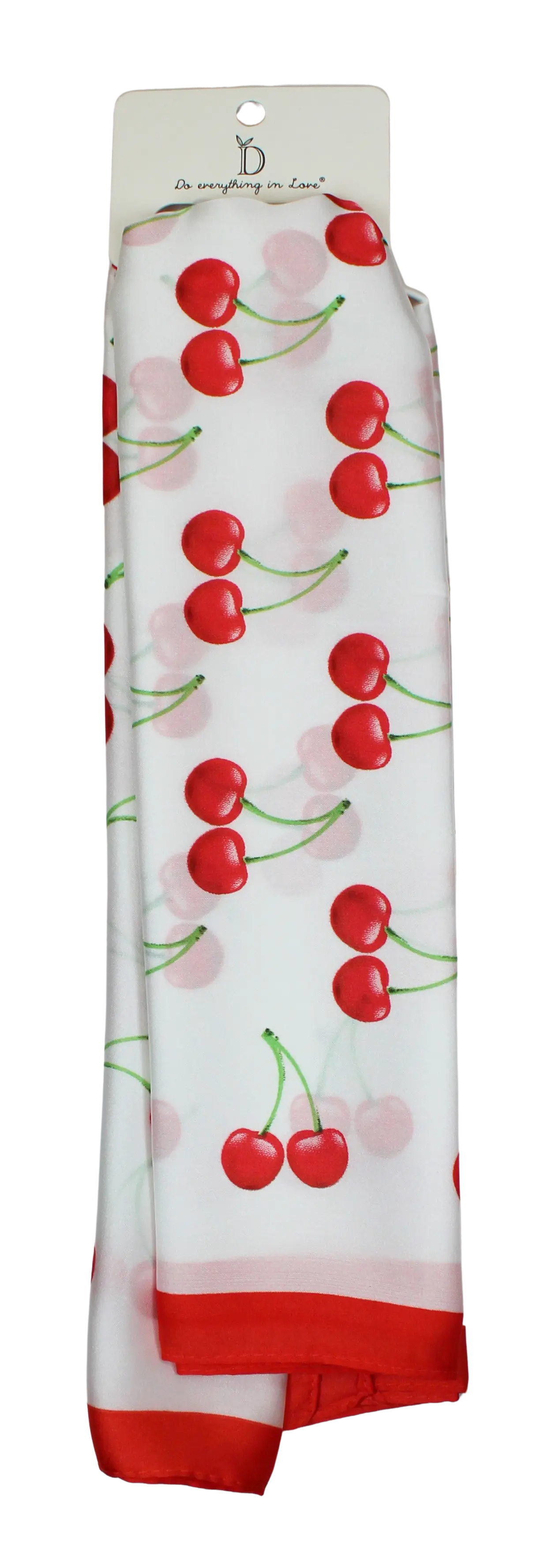 Joia Do Everything in Love Silk Neck Scarf – Elegant Square Scarf JOIA TRADING CO.