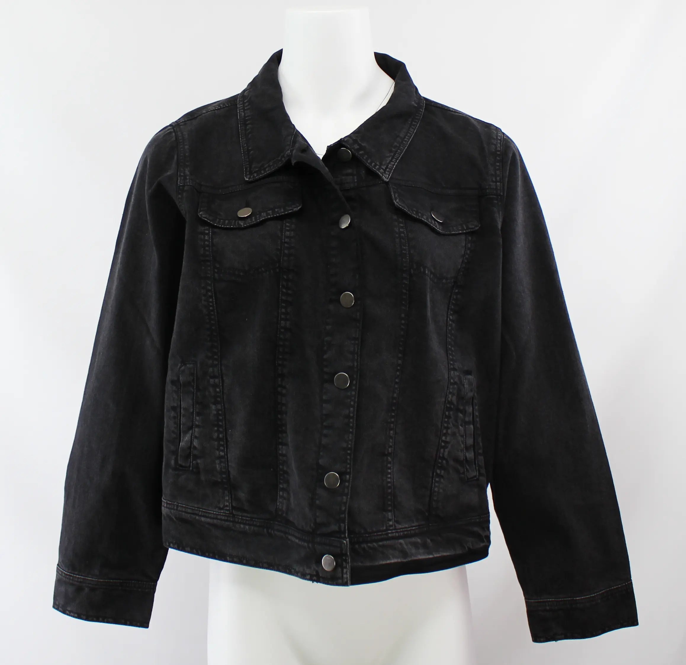 DENIM JACKET BLACK-XL KEREN HART