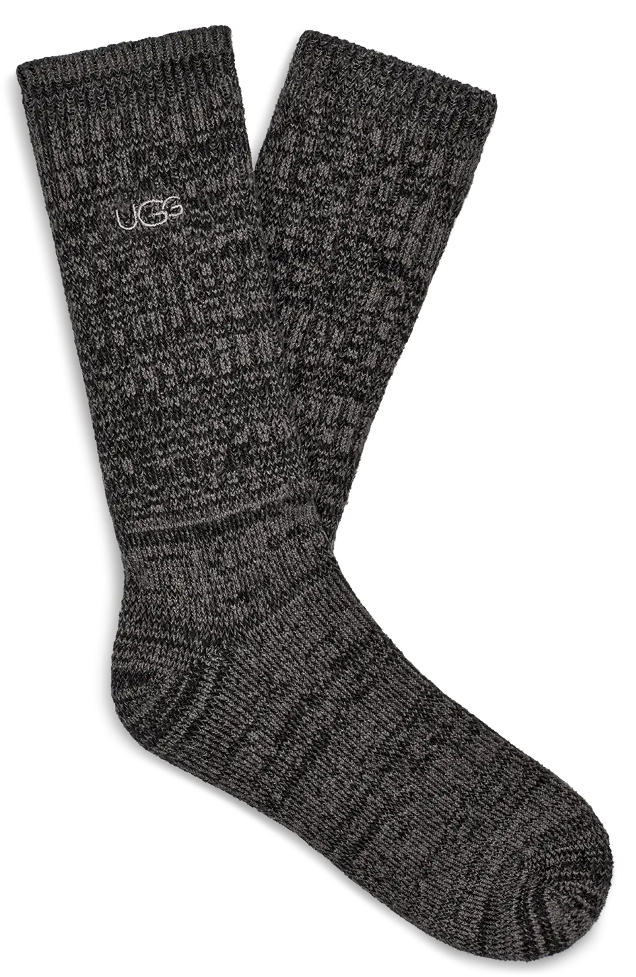 Men’s Trey Rib Knit Crew Socks – Cozy & Relaxed Fit UGG