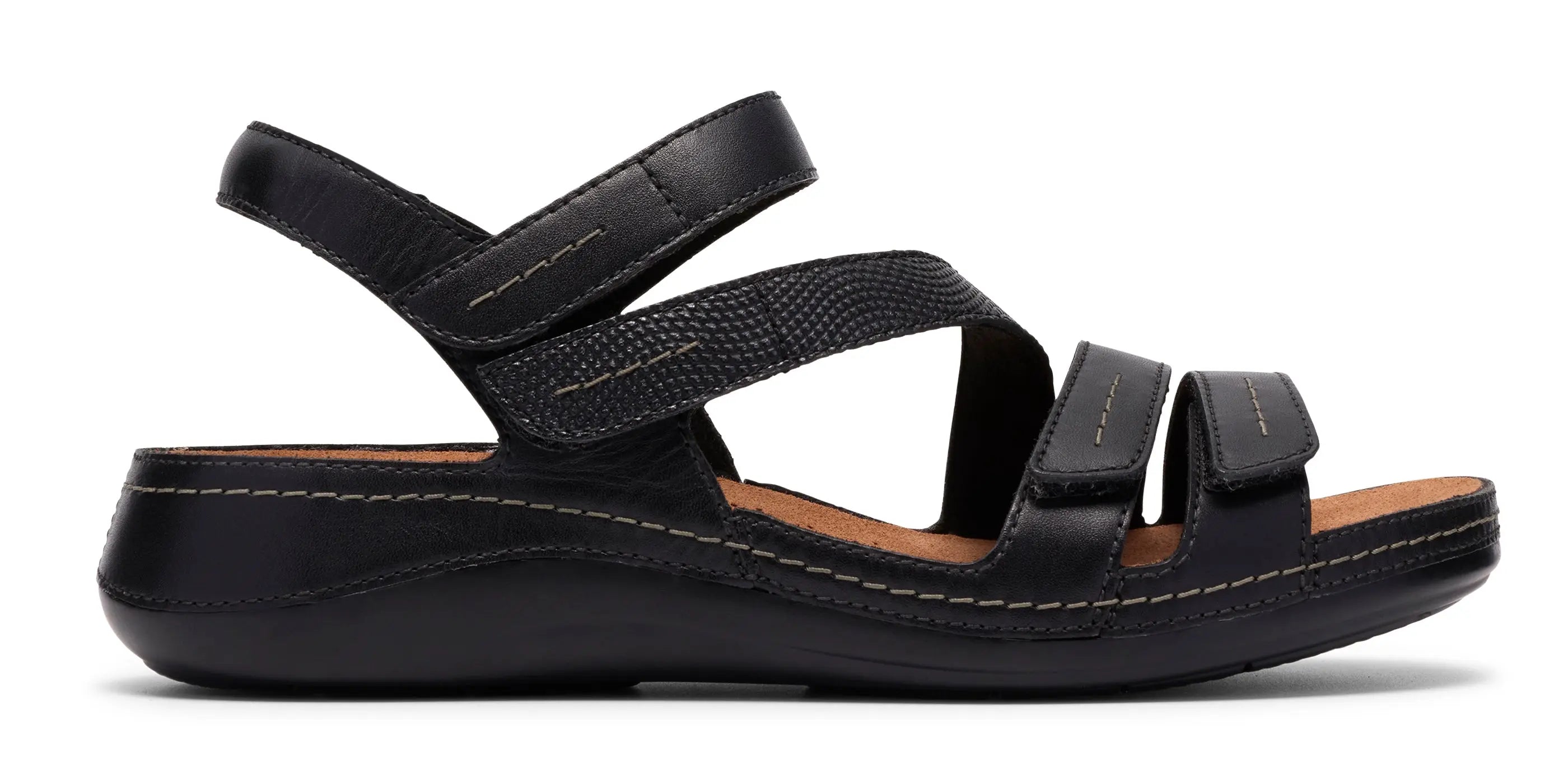 Women's Clarks Cecily Mix Sandals – Comfort Leather Strappy Sandals CLARKS