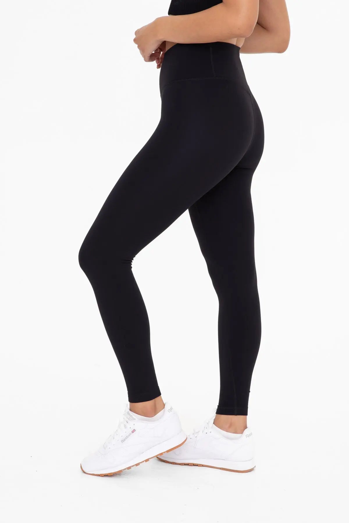 Mono B Bianca High-Waisted Leggings – Winter-Ready Thermal Leggings with Tummy Control MONO B