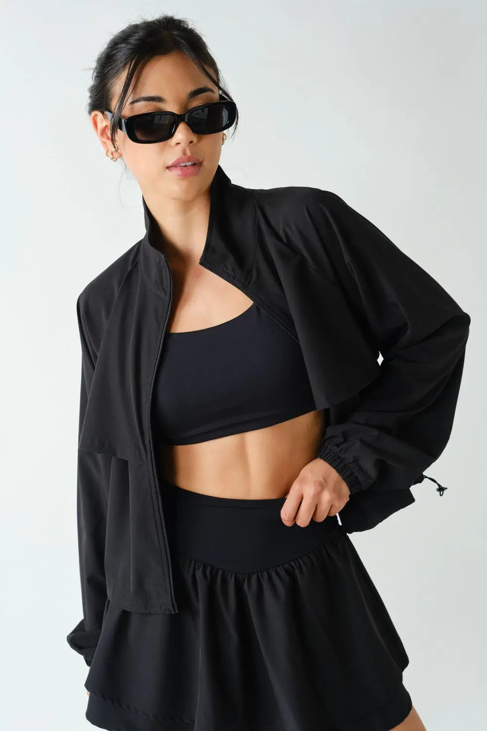 Mono B Swift Move Windbreaker – Mock Neck Training Jacket MONO B