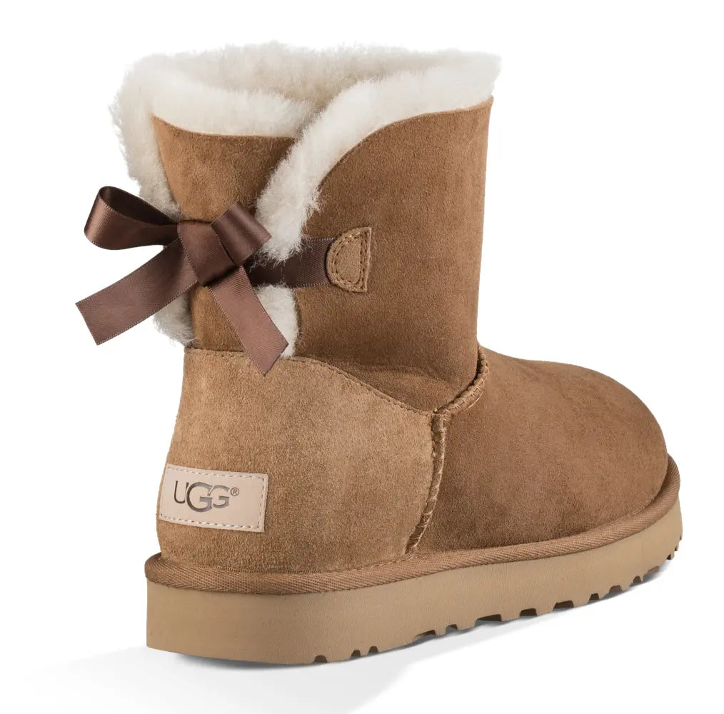 Women’s UGG Mini Bailey Bow II – Cozy Sheepskin Boot with a Feminine Touch UGG