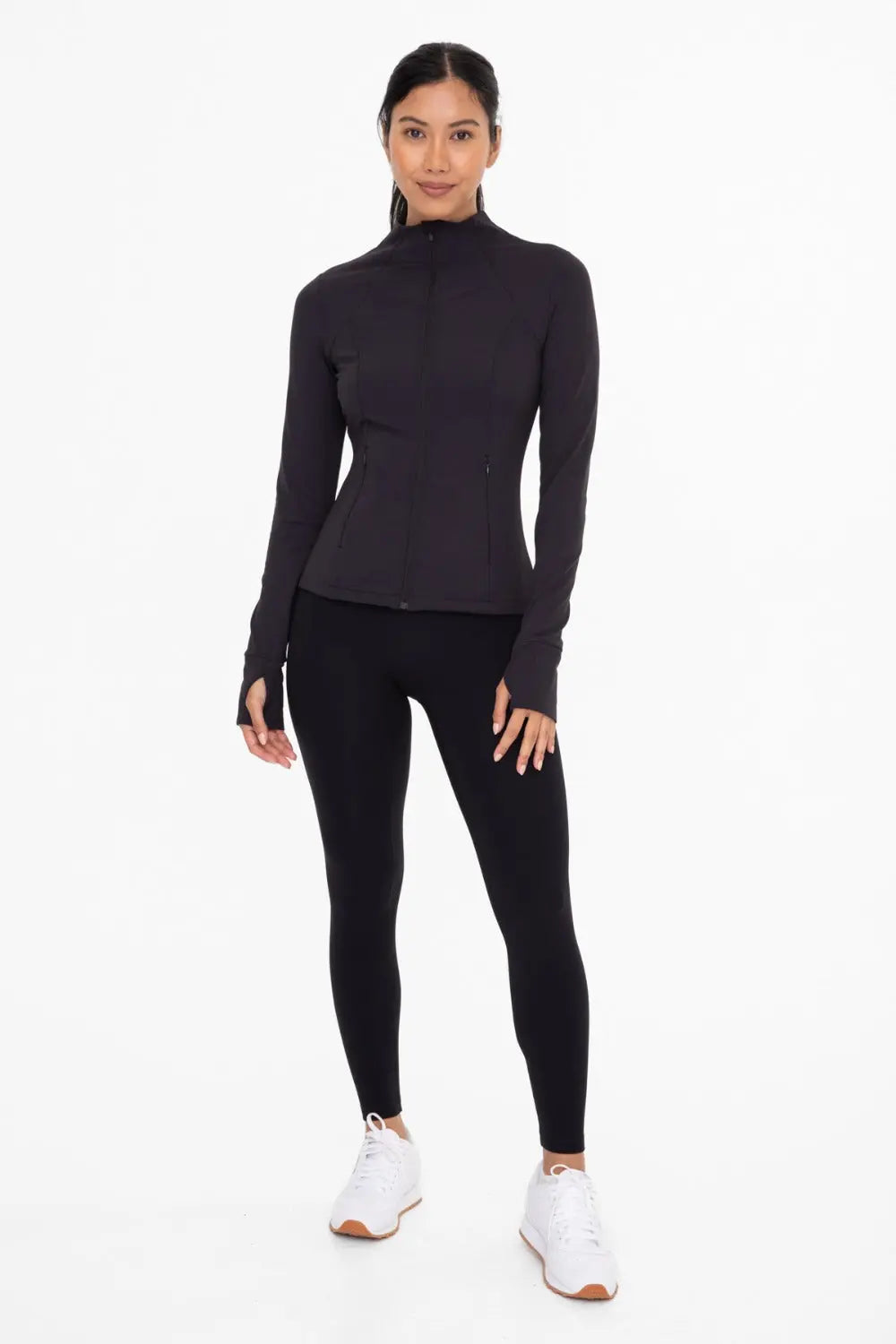 Fleece-Lined Slim Fit Active Jacket MONO B