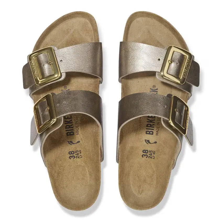 Women’s Birkenstock Sydney Luxe Buckle – Silky Sheen Finish & Comfort Fit BIRKENSTOCK