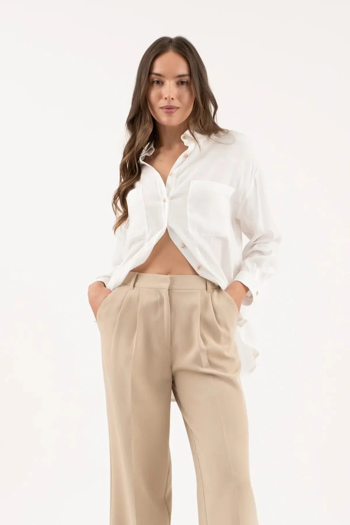 Blu Pepper Basic Button Down – Timeless, Chic & Effortless Style BLU PEPPER