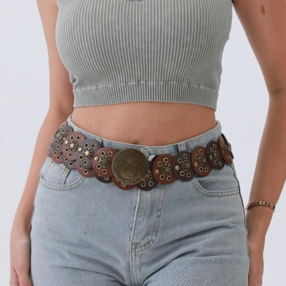 Joia Outlaw Disc Belt – Fashion Boho Western Inspired JOIA TRADING CO.
