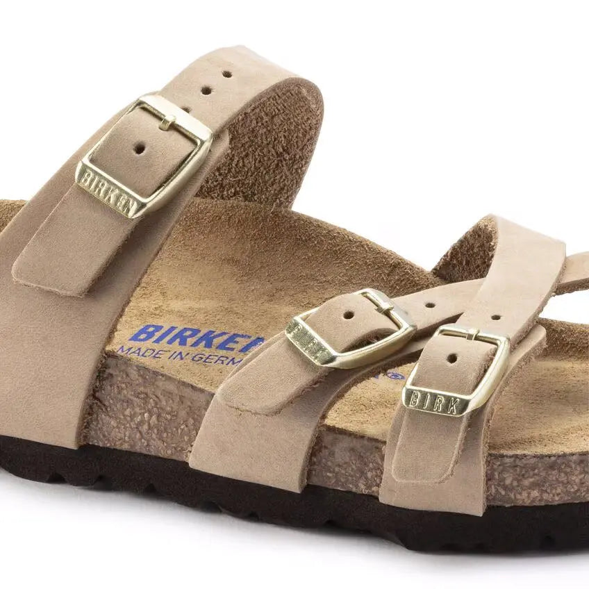 Birkenstock Franca Soft Footbed Sandals – Elegant Comfort in Nubuck Leather BIRKENSTOCK