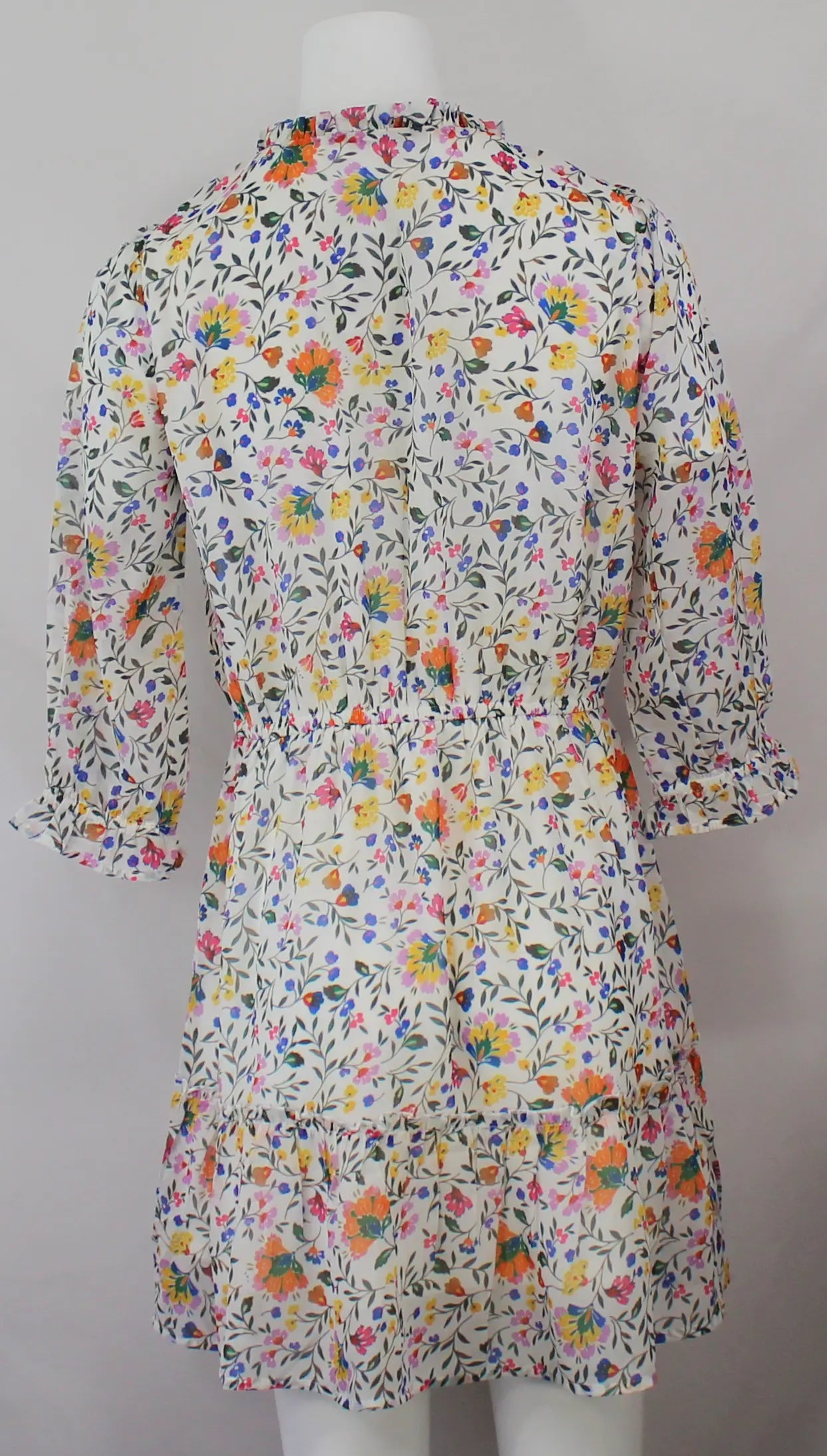 Keren Hart Wildflower Dress – Floral Print Tiered Midi with Ruffle Detail KEREN HART