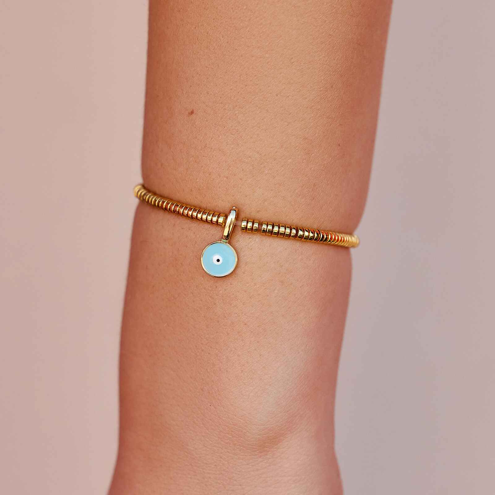 Pura Vida Harper Enamel Eye Charm – Symbol of Protection & Style PURA VIDA BRACELETS