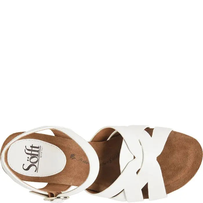 Women's Sofft Carlana – Elegant Woven Wedge Sandals SOFFT