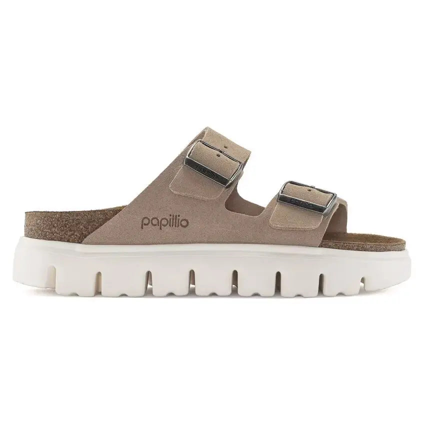 Birkenstock Arizona Chunky – Suede Platform Sandals with Contoured Footbed BIRKENSTOCK