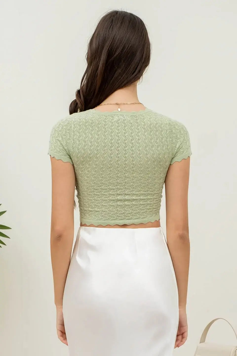 Blu Pepper Sweet Escape Top – Textured Everyday Crop Top BLU PEPPER