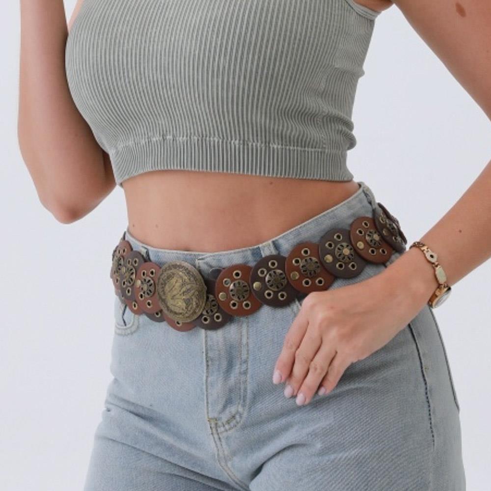 Joia Outlaw Disc Belt – Fashion Boho Western Inspired JOIA TRADING CO.
