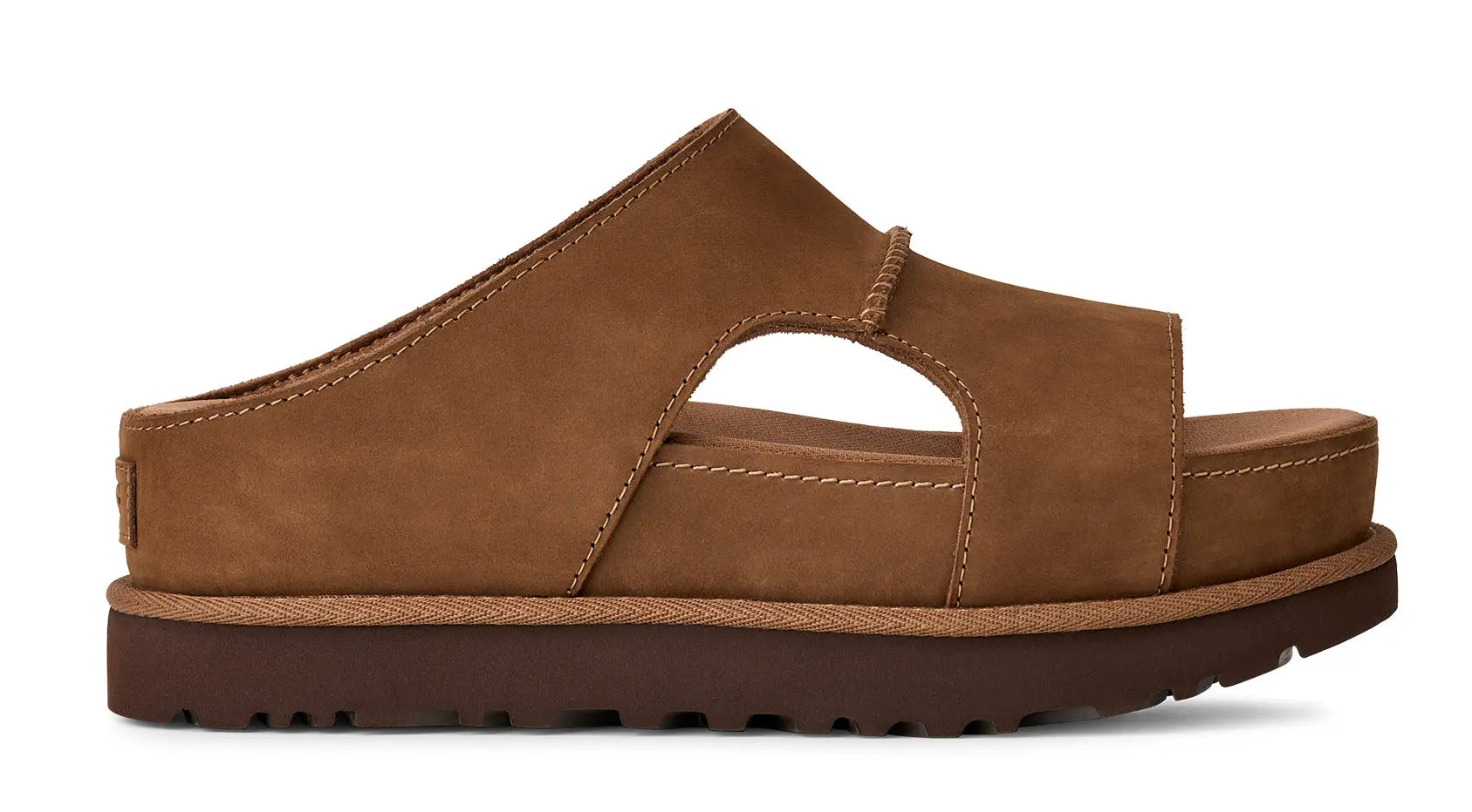 Women's UGG Goldenstar Hi Cutout Slide – Leather Slip-On Platform Slides UGG