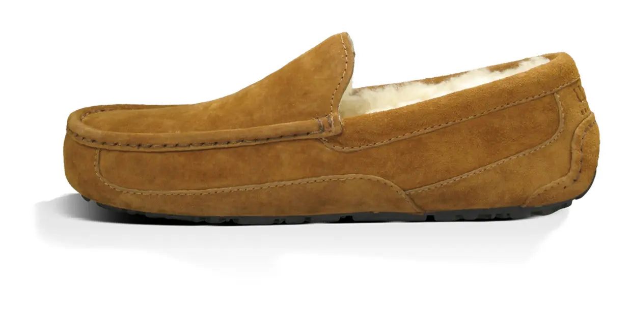Men’s UGG Ascot (Suede) – Classic Moc-Toe Slipper with Indoor/Outdoor Comfort UGG
